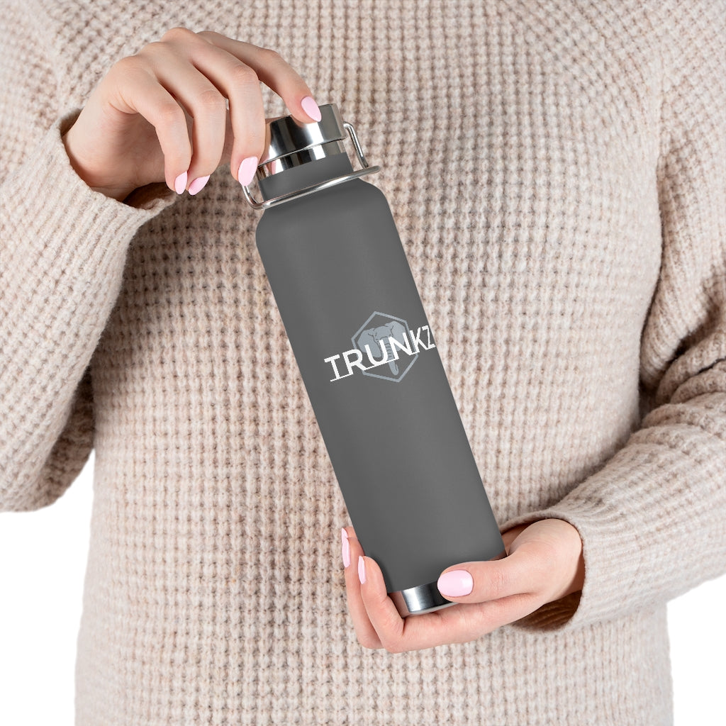 Trunkz Copper Vacuum Insulated Bottle, 22oz