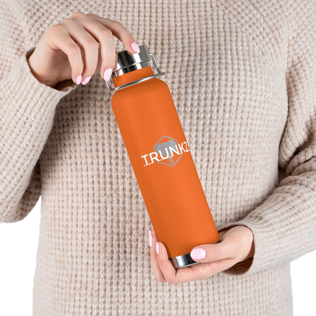 Trunkz Copper Vacuum Insulated Bottle, 22oz