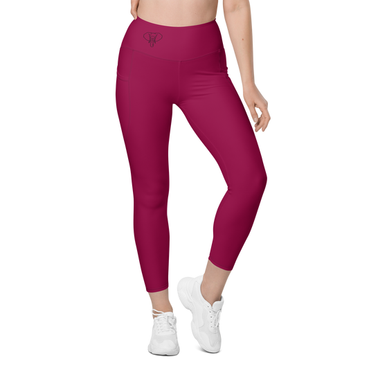 Women's Simple Tight Tree Trunkz, Burgundy