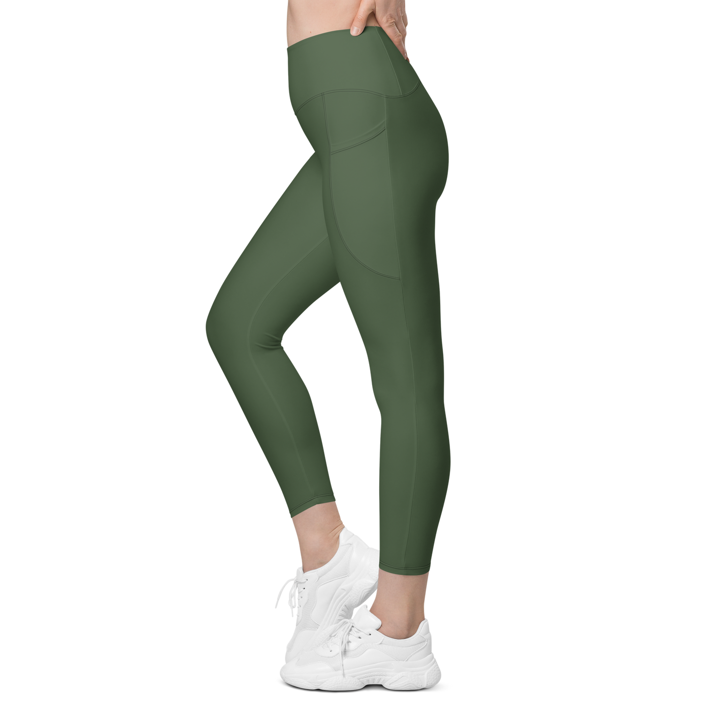 Women's Simple Tight Tree Trunkz, Army Green