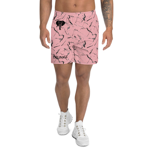 Men's Marbled Trunkz, Light Pink