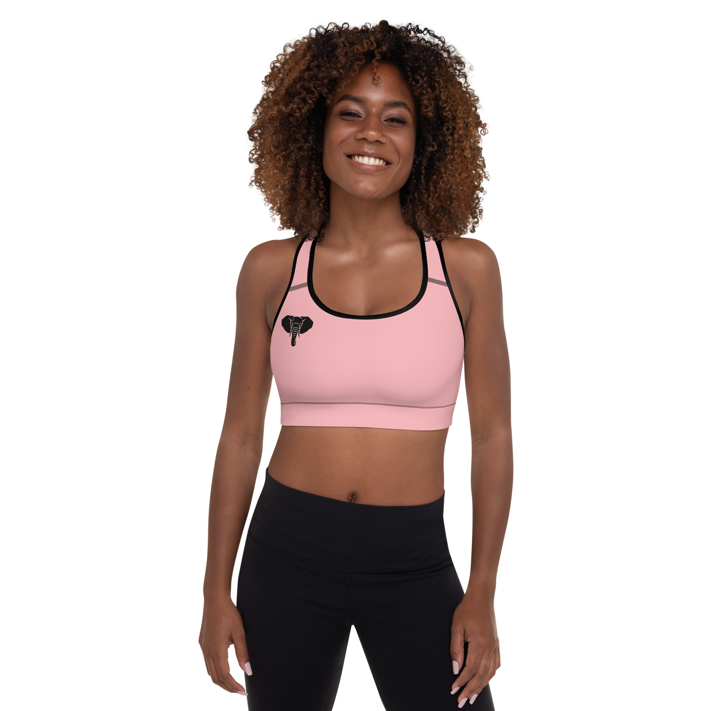 Trunkz Padded Sports Bra, Pink