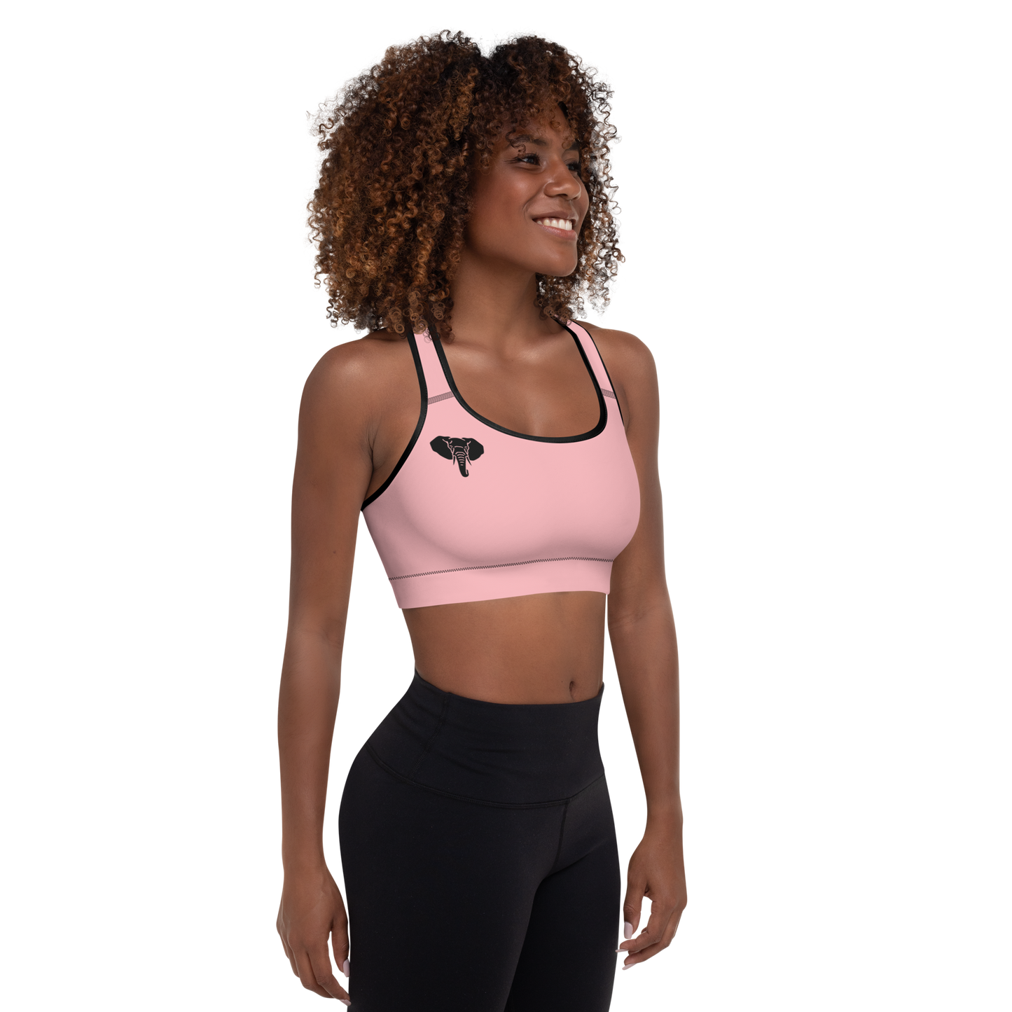 Trunkz Padded Sports Bra, Pink