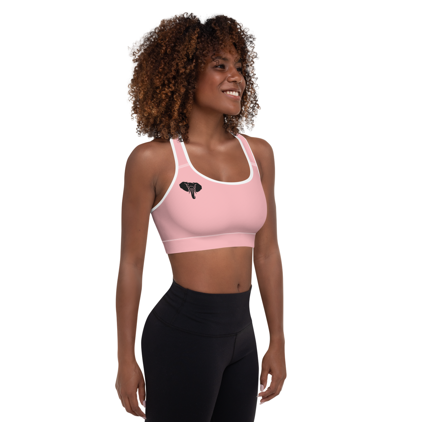 Trunkz Padded Sports Bra, Pink