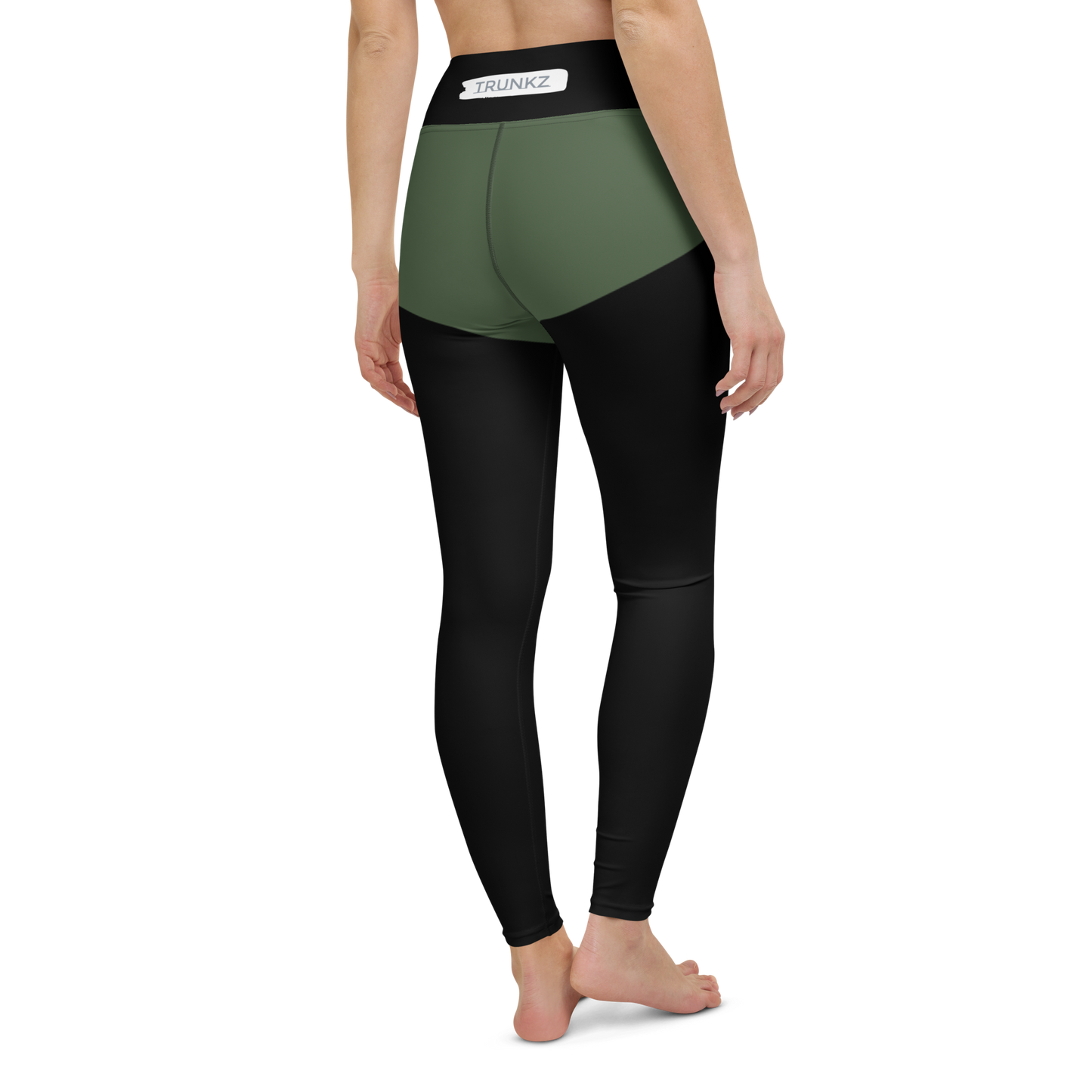 Trunkz High Waisted Leggings, Army Green