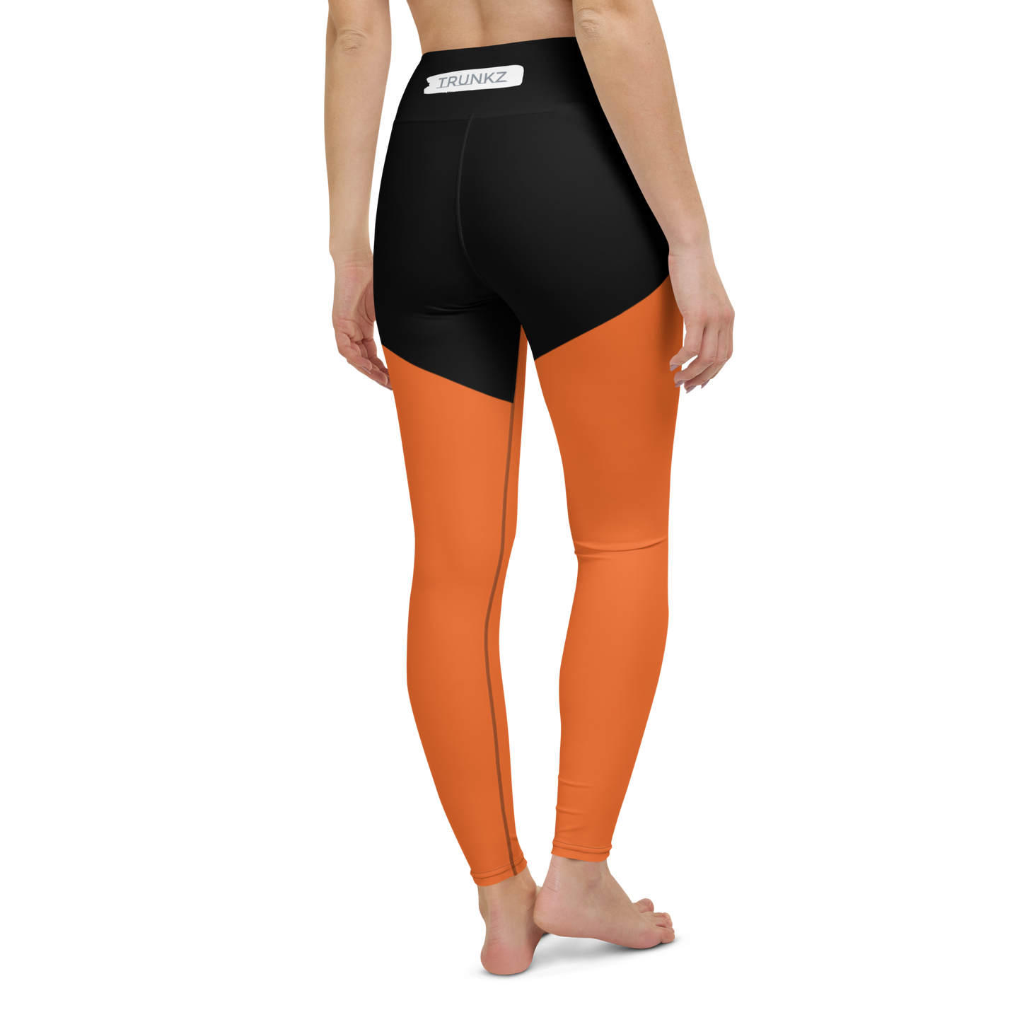 Trunkz High Waisted Split Leggings, Orange