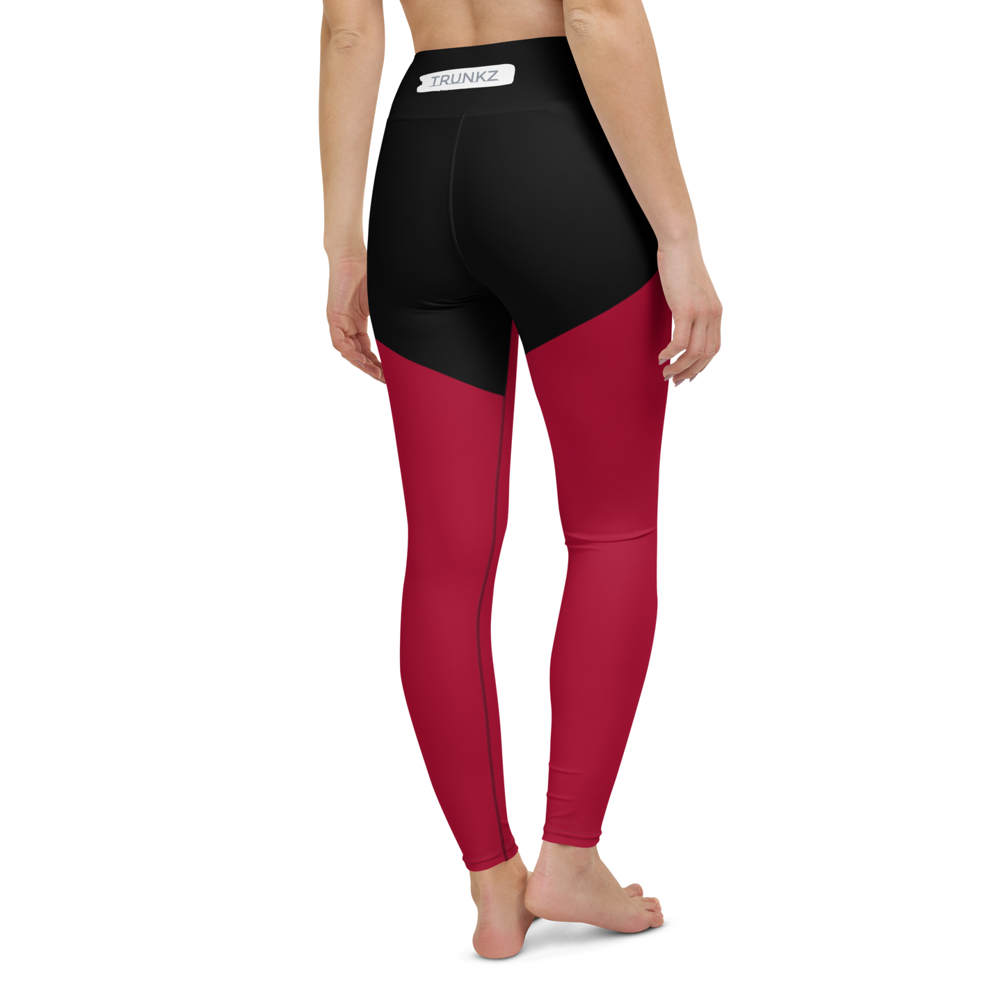 Trunkz High Waisted Split Leggings, Carmine