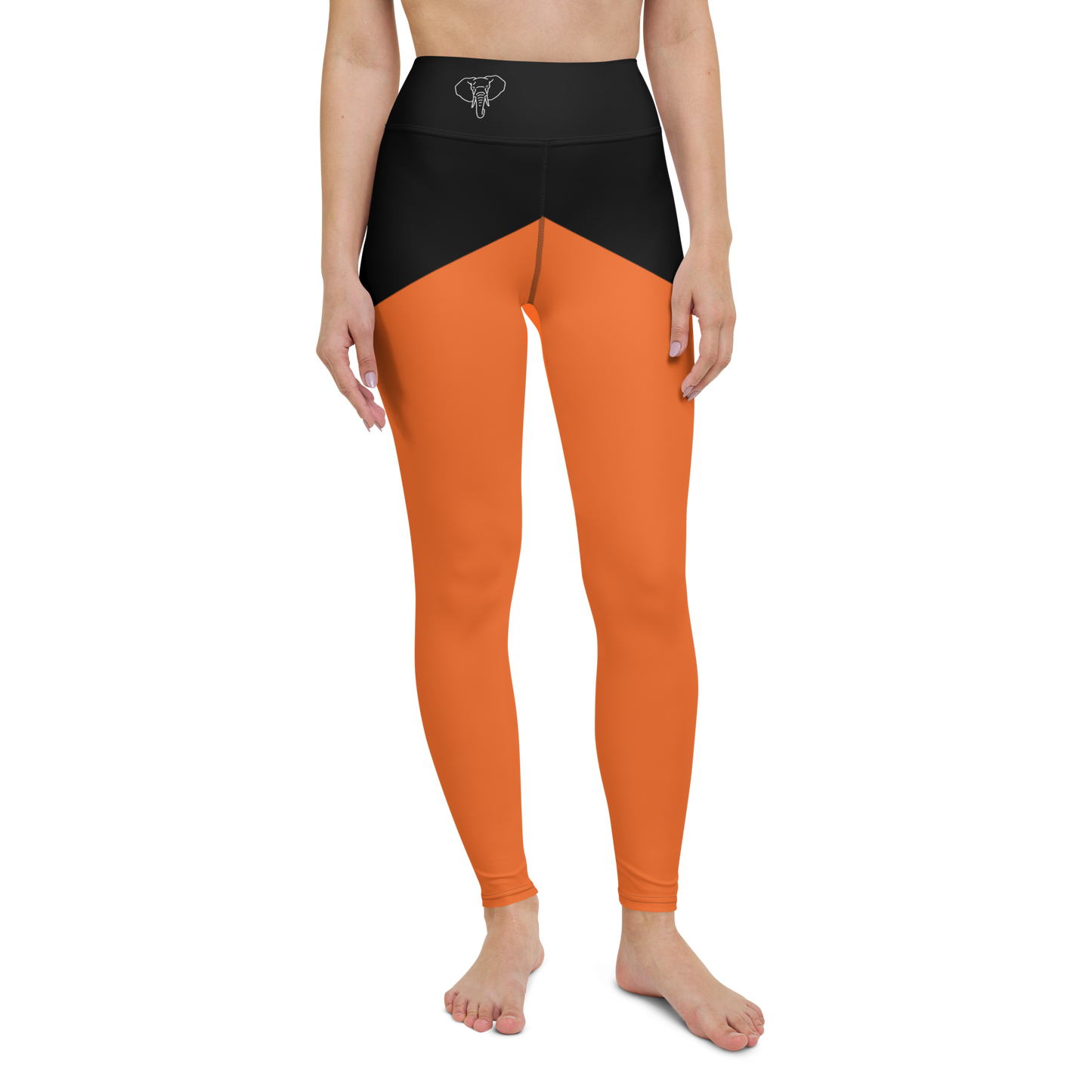 Trunkz High Waisted Split Leggings, Orange