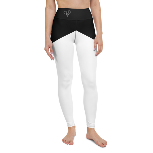 Trunkz High Waisted Split Leggings, White