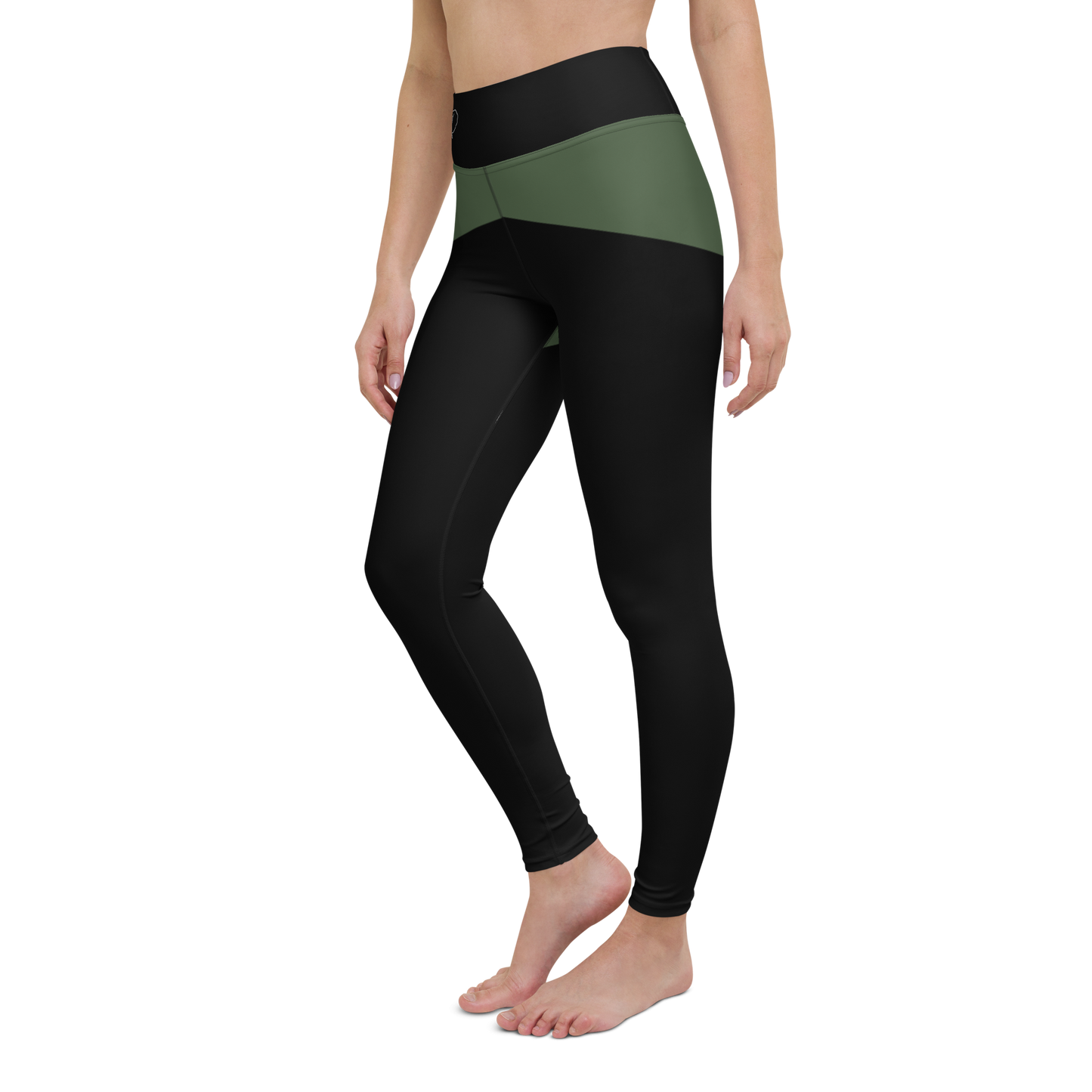 Trunkz High Waisted Leggings, Army Green