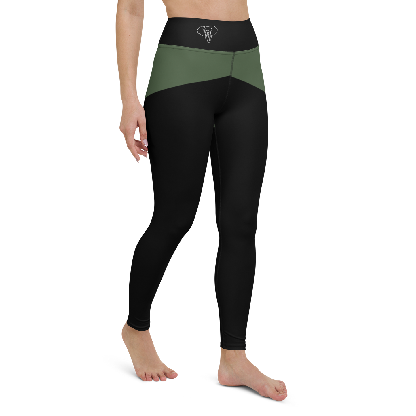 Trunkz High Waisted Leggings, Army Green