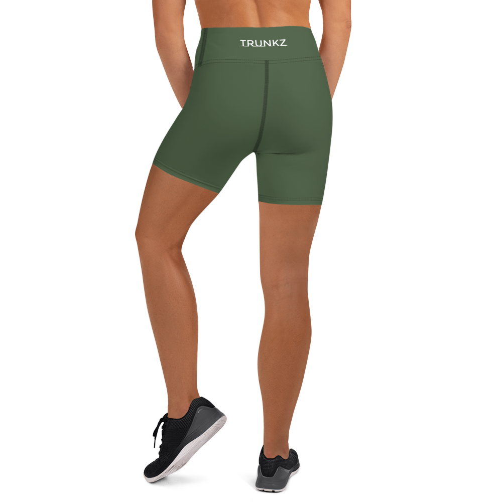 Women's Yoga Trunkz, Army Green