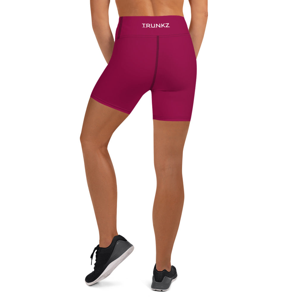 Women's Yoga Trunkz, Burgundy