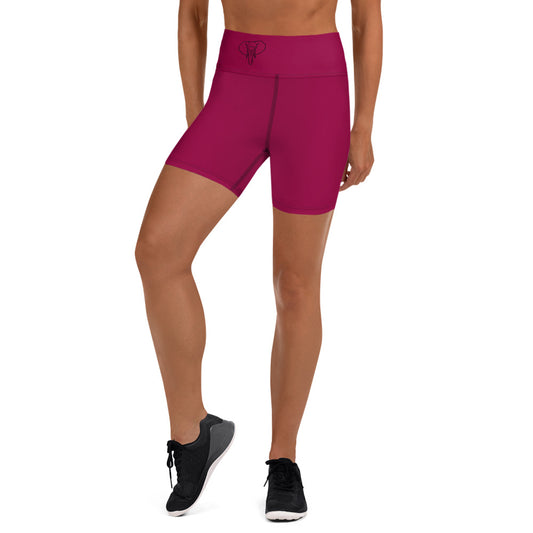 Women's Yoga Trunkz, Burgundy