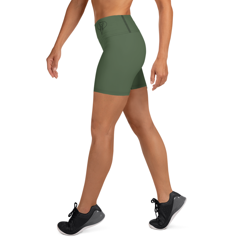 Women's Yoga Trunkz, Army Green