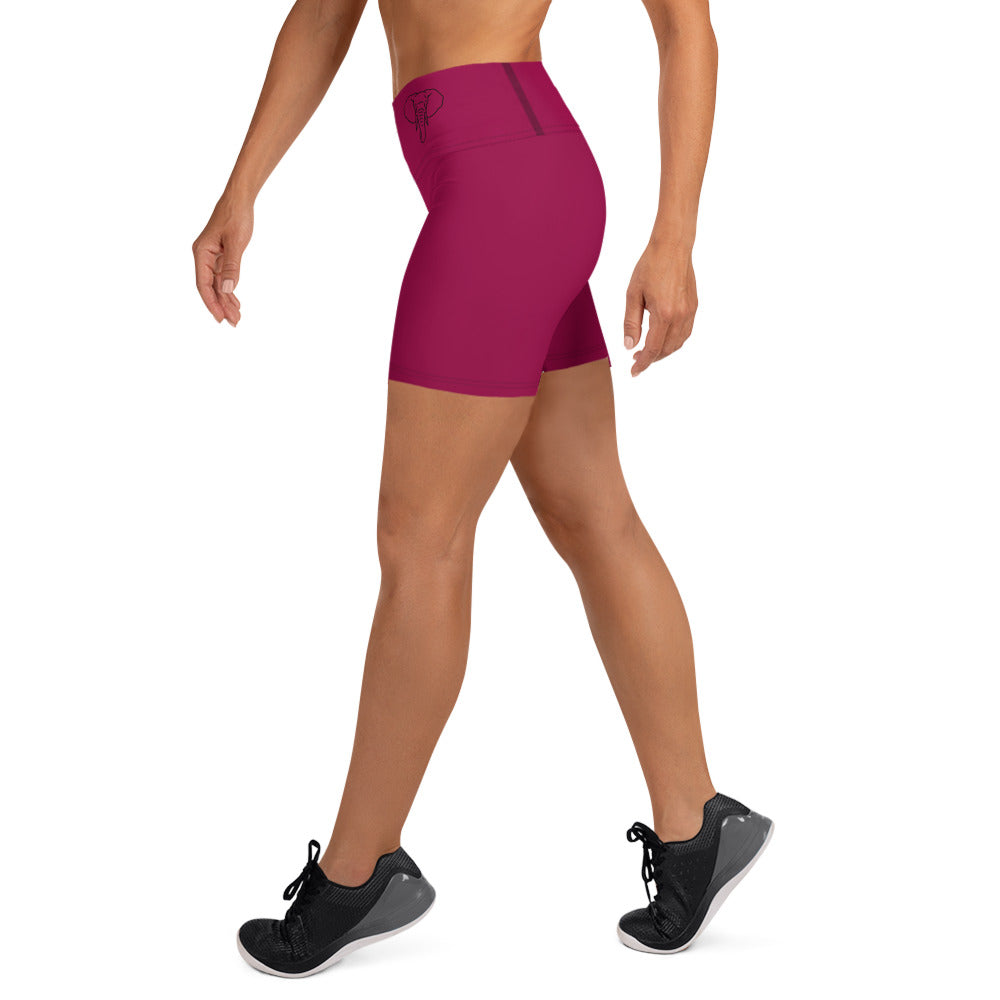 Women's Yoga Trunkz, Burgundy