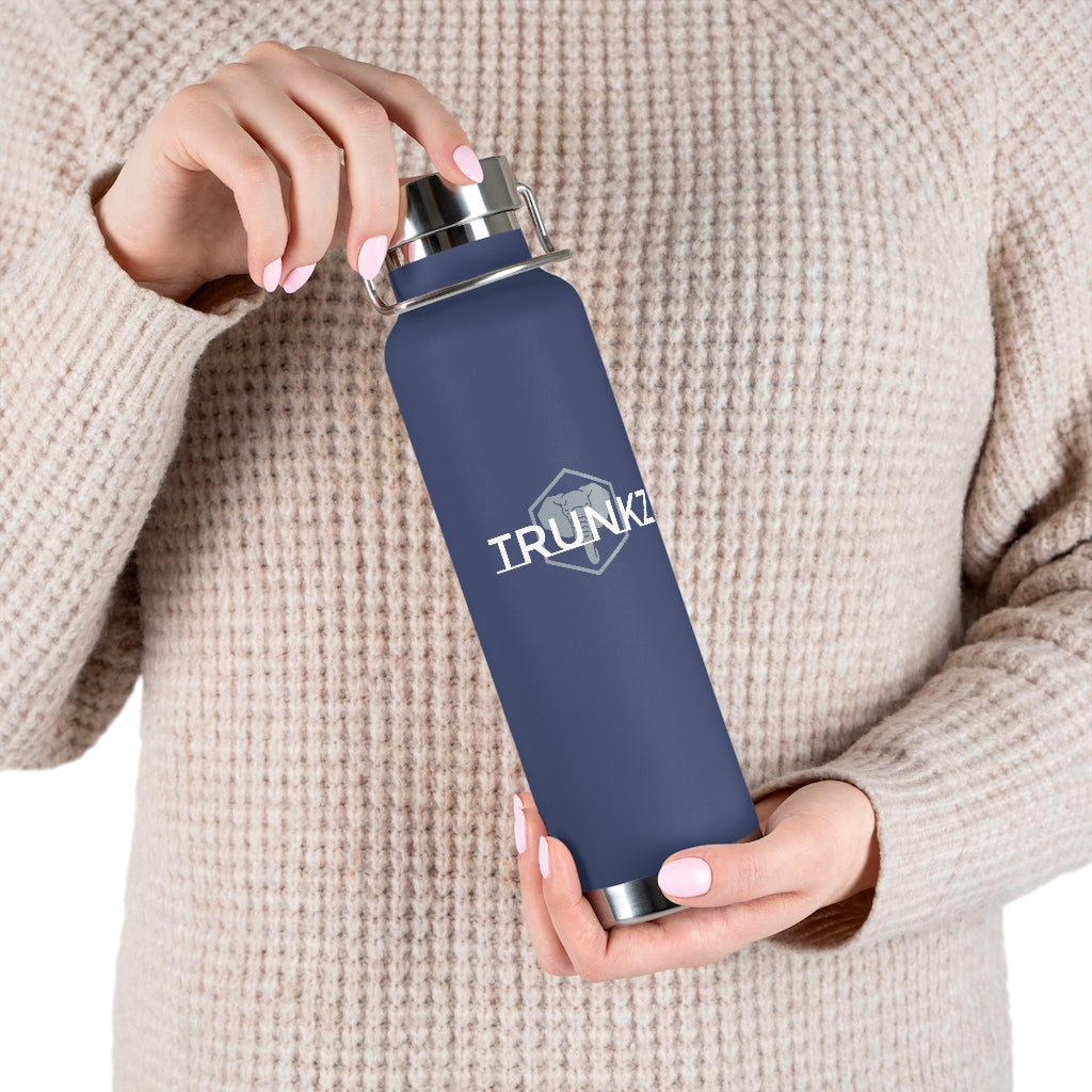 Trunkz Copper Vacuum Insulated Bottle, 22oz