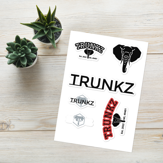 Trunkz Sticker sheet