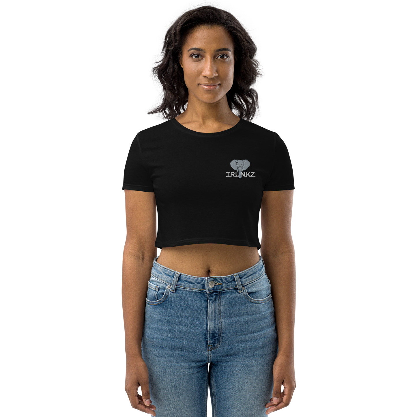 Women's Embroidered Crop Top