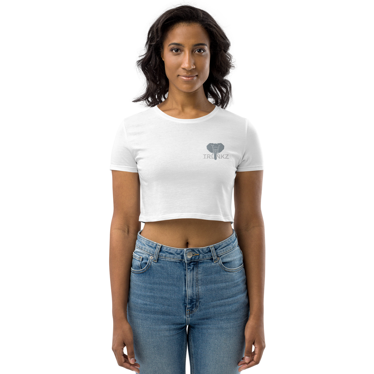 Women's Embroidered Crop Top