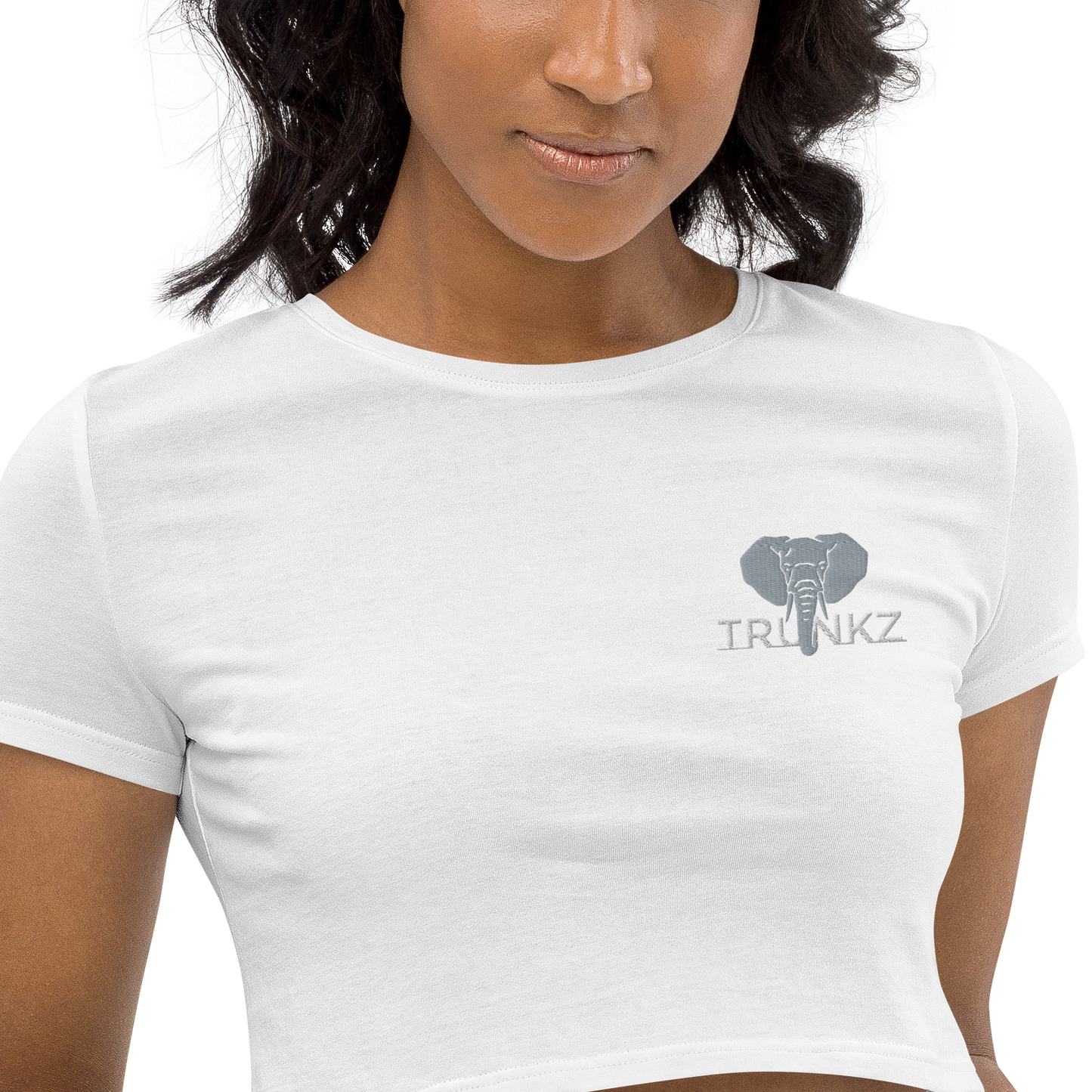 Women's Embroidered Crop Top